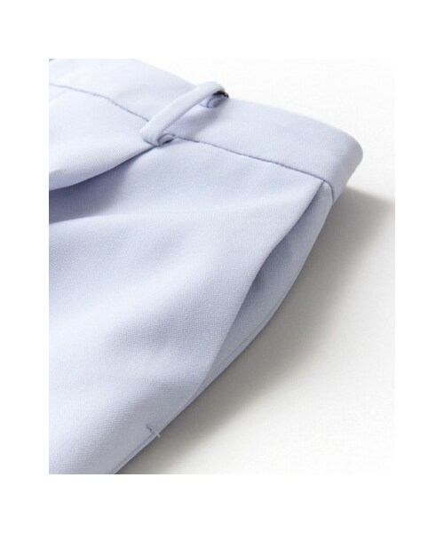 KBF（ケイビーエフ）の「KBF+　クロップドタックパンツ（パンツ・レディース・OFF/LTBLUE/BLACK・one）」の12枚目の写真