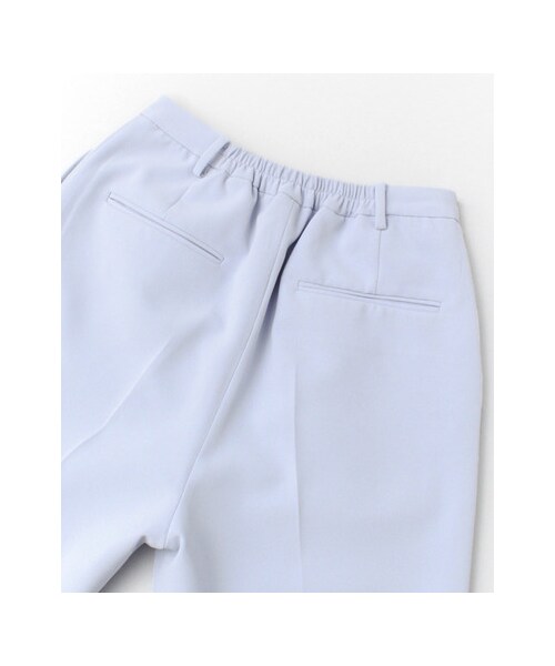 KBF（ケイビーエフ）の「KBF+　クロップドタックパンツ（パンツ・レディース・OFF/LTBLUE/BLACK・one）」の15枚目の写真