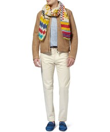 ETRO（エトロ）の「Etro Woven-Leather Silk-Lined Bomber