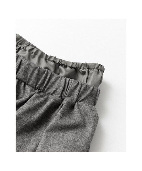 URBAN RESEARCH DOORS（アーバンリサーチドアーズ）の「カットソーギャザーロングスカート（スカート・レディース・NAVY/L.GRAY/CHARCOAL・one）」の16枚目の写真