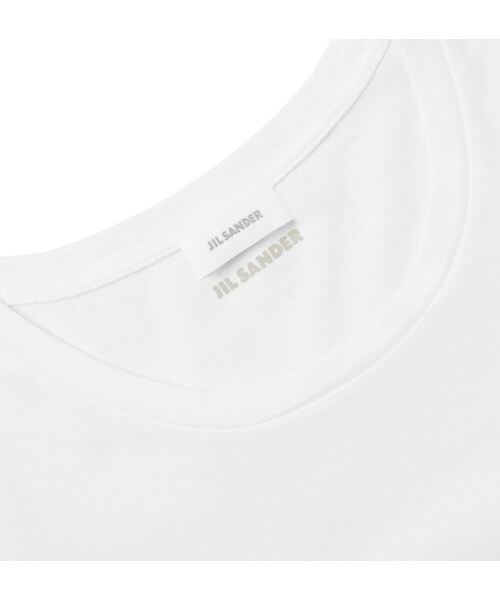 JIL SANDER（ジルサンダー）の「Jil Sander Cotton-Jersey T-Shirt（Tシャツ/カットソー・メンズ・White・L/M/S/XL）」の5枚目の写真