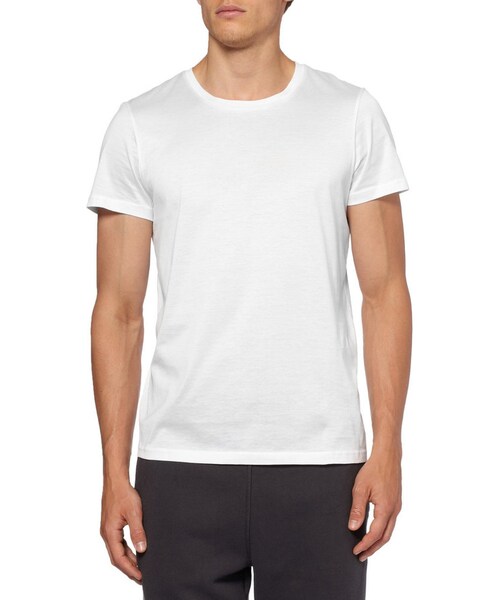 JIL SANDER（ジルサンダー）の「Jil Sander Cotton-Jersey T-Shirt（Tシャツ/カットソー・メンズ・White・L/M/S/XL）」の3枚目の写真