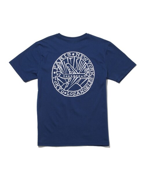 Maison Kitsune（メゾンキツネ）の「【先行予約】PLANE ANDRE（Ｔシャツ/カットソー・メンズ・ホワイト/ブルー系・S/M/L）」の4枚目の写真