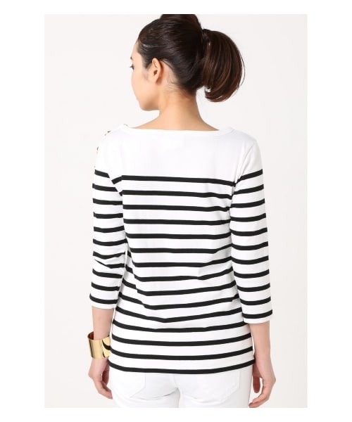 【新品】L'Appartement Rib L/S T-sh アイボリー L'Appartement / アパルトモン | 2023AW Border Rib Longsleeve