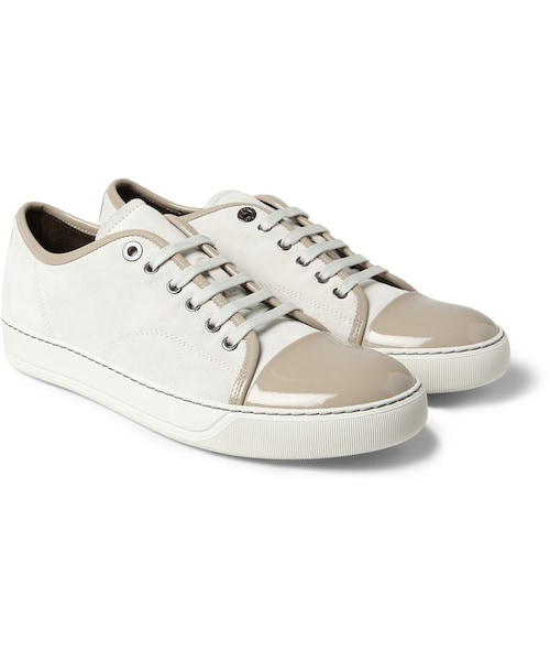 LANVIN(ランバン)の「Lanvin Suede and Patent-Leather Low Top Sneakers(スニーカー・メンズ・GREEN_440773/BLACK_397003/BLUE_360621/White_397002・UK 8 (US 9)/UK 12 (US 13)/UK 6 (US 7)/UK 9 (US 10)/UK 5 (US 6)/UK 11 (US 12)/UK 10 (US 11)/UK 7 (US 8))」の17枚目の写真