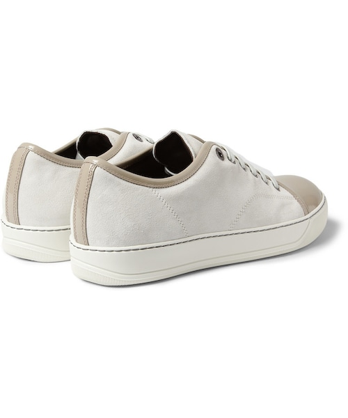 LANVIN(ランバン)の「Lanvin Suede and Patent-Leather Low Top Sneakers(スニーカー・メンズ・GREEN_440773/BLACK_397003/BLUE_360621/White_397002・UK 8 (US 9)/UK 12 (US 13)/UK 6 (US 7)/UK 9 (US 10)/UK 5 (US 6)/UK 11 (US 12)/UK 10 (US 11)/UK 7 (US 8))」の20枚目の写真