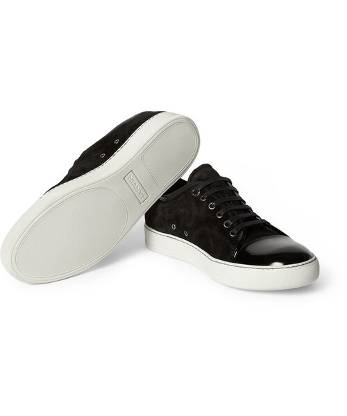 LANVIN(ランバン)の「Lanvin Suede and Patent-Leather Low Top Sneakers(スニーカー・メンズ・GREEN_440773/BLACK_397003/BLUE_360621/White_397002・UK 8 (US 9)/UK 12 (US 13)/UK 6 (US 7)/UK 9 (US 10)/UK 5 (US 6)/UK 11 (US 12)/UK 10 (US 11)/UK 7 (US 8))」の11枚目の写真