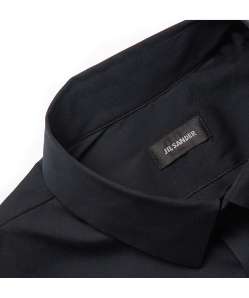 JIL SANDER（ジルサンダー）の「Jil Sander Slim-Fit Cotton-Blend Poplin Shirt（シャツ/ブラウス・メンズ・Blue・EU 43 (UK/US 17)/EU 42 (UK/US 16.5)）」の4枚目の写真