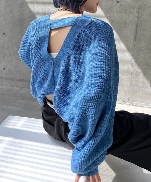 PAGEBOY（ページボーイ）の「スプリングニットボレロ（トップス・レディース・モノトーン08/ブラック09/グレージュ12/ブルー85・F）」の20枚目の写真