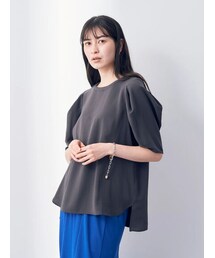 YECCA VECCA | タックスリーブブラウス(トップス)