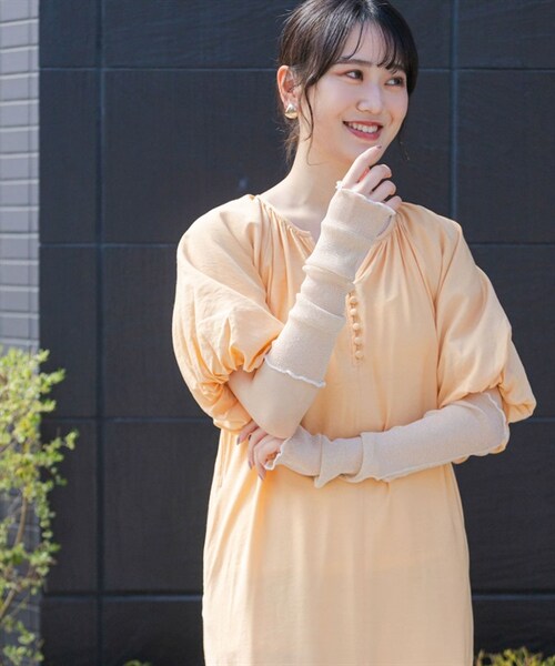 RODE SKO（ロデスコ）の「金蔥紗袖套（その他・レディース・灰色/膚色・灰色/膚色）」の7枚目の写真