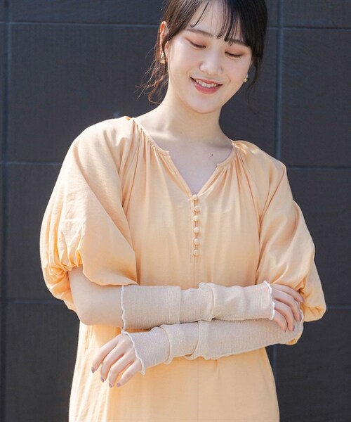 RODE SKO（ロデスコ）の「金蔥紗袖套（その他・レディース・灰色/膚色・灰色/膚色）」の6枚目の写真