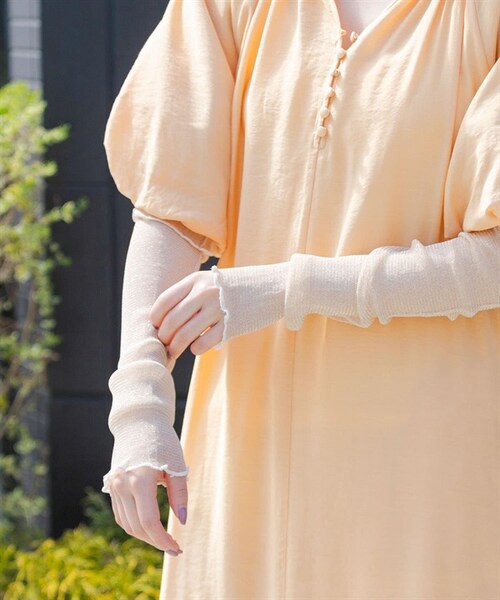 RODE SKO（ロデスコ）の「金蔥紗袖套（その他・レディース・灰色/膚色・灰色/膚色）」の5枚目の写真