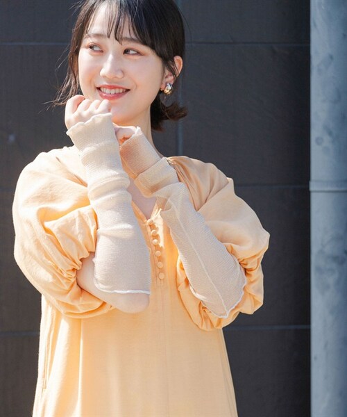 RODE SKO（ロデスコ）の「金蔥紗袖套（その他・レディース・灰色/膚色・灰色/膚色）」の3枚目の写真