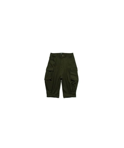美品 23SS グラム クロップド サルエル カーゴ パンツ 黒 ブラック L glamb（グラム）の「GB0223/P22 : Cropped Sarrouel Cargo Pants