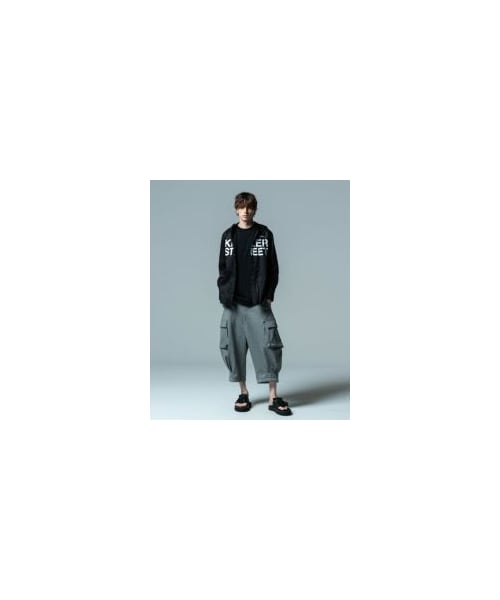 glamb（グラム）の「GB0223/P22 : Cropped Sarrouel Cargo Pants