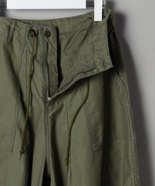 Needles（ニードルス）の「H.D. Pant - Fatigue（パンツ・ブラック/グリーン・XS）」の3枚目の写真