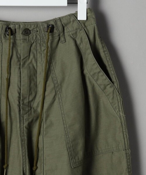 Needles（ニードルス）の「H.D. Pant - Fatigue（パンツ・ブラック/グリーン・XS）」の4枚目の写真