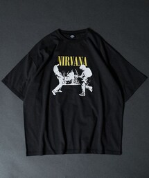 別注 ビッグシルエット プリントTシャツ/バックプリント【限定展開】