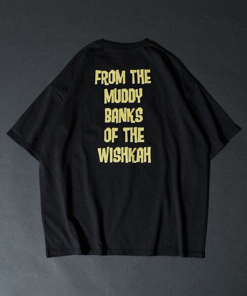 NIRVANA（ニルヴァーナ）の「別注 ビッグシルエット プリントTシャツ/バックプリント【限定展開】（その他・ブラック・S）」の2枚目の写真