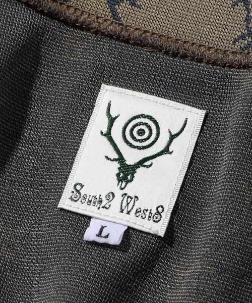South2 West8（サウスツーウェストエイト）の「TRAINER JACKET - POLY JQ.（ジャケット/アウター・グレー/ベージュ・M）」の3枚目の写真