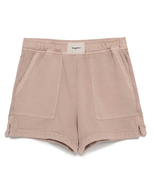 GARMENT DYED COTTON FLEECE SHORTS