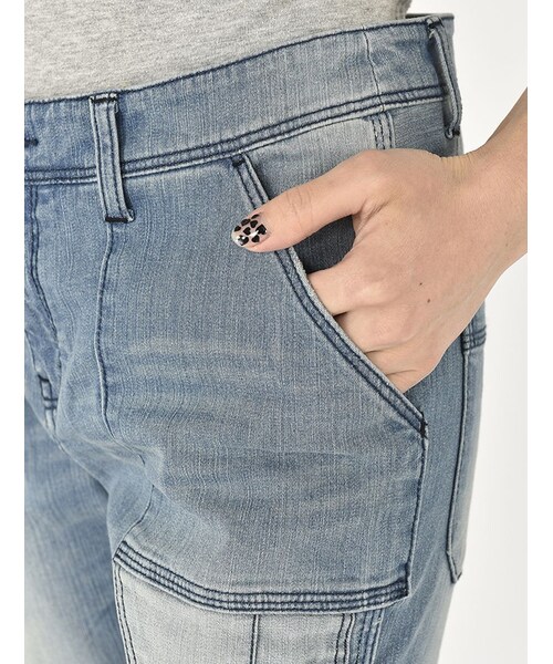 AVIREX(アヴィレックス)の「★SLIM TAPERED DENI(パンツ・レディース・USED・S/M)」の6枚目の写真