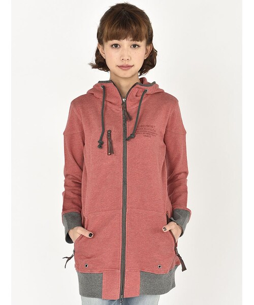 AVIREX（アヴィレックス）の「DS L/S RIDER-S LONG（トップス・レディース・GREY/RED/SAGE・S/M/L）」の10枚目の写真