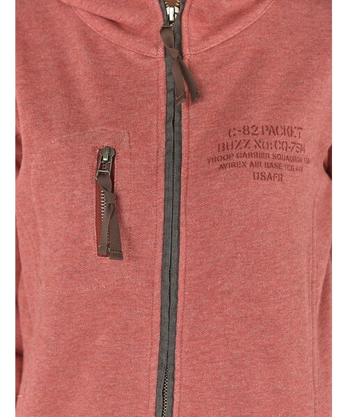 AVIREX（アヴィレックス）の「DS L/S RIDER-S LONG（トップス・レディース・GREY/RED/SAGE・S/M/L）」の14枚目の写真