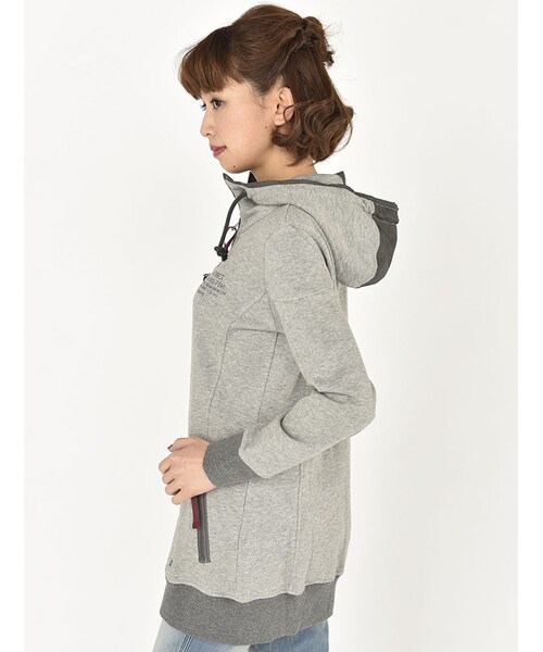 AVIREX（アヴィレックス）の「DS L/S RIDER-S LONG（トップス・レディース・GREY/RED/SAGE・S/M/L）」の2枚目の写真