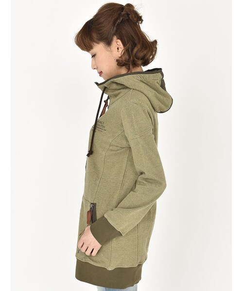 AVIREX（アヴィレックス）の「DS L/S RIDER-S LONG（トップス・レディース・GREY/RED/SAGE・S/M/L）」の20枚目の写真