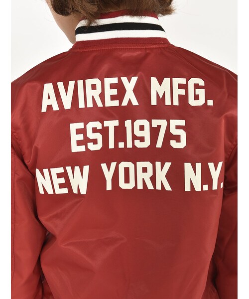 AVIREX（アヴィレックス）の「DS AVI-L NYLON AWARD（ジャケット/アウター・レディース・RED/NAVY・S/M）」の17枚目の写真