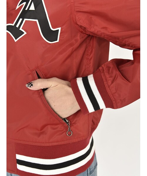 AVIREX（アヴィレックス）の「DS AVI-L NYLON AWARD（ジャケット/アウター・レディース・RED/NAVY・S/M）」の18枚目の写真