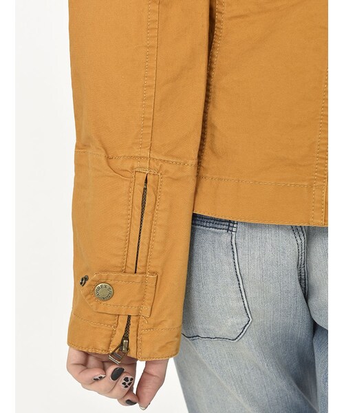 AVIREX（アヴィレックス）の「LACE UP MIL.ZIP JKT（ジャケット/アウター・レディース・CHARCOL/MUSTERD/SAGE・S/M）」の18枚目の写真