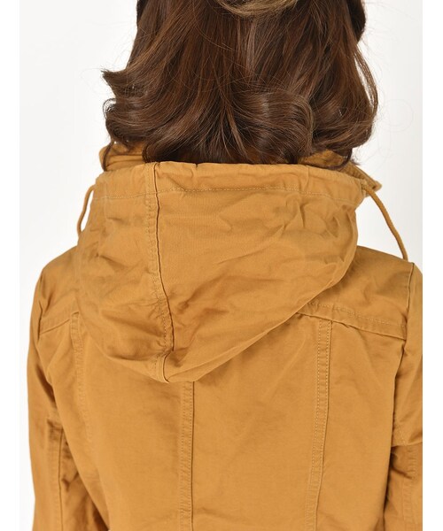 AVIREX（アヴィレックス）の「LACE UP MIL.ZIP JKT（ジャケット/アウター・レディース・CHARCOL/MUSTERD/SAGE・S/M）」の20枚目の写真