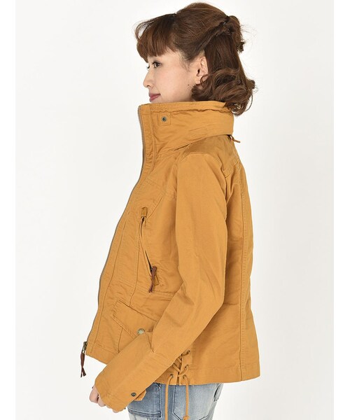 AVIREX（アヴィレックス）の「LACE UP MIL.ZIP JKT（ジャケット/アウター・レディース・CHARCOL/MUSTERD/SAGE・S/M）」の13枚目の写真