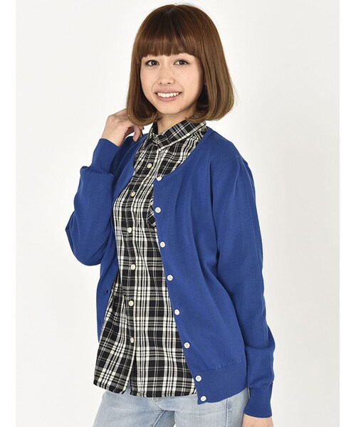 Rinajour（リナジュール）の「グログラン カーディガン（トップス・レディース・OFF/WHITE/ROYAL/YELLOW/GREEN・F）」の17枚目の写真