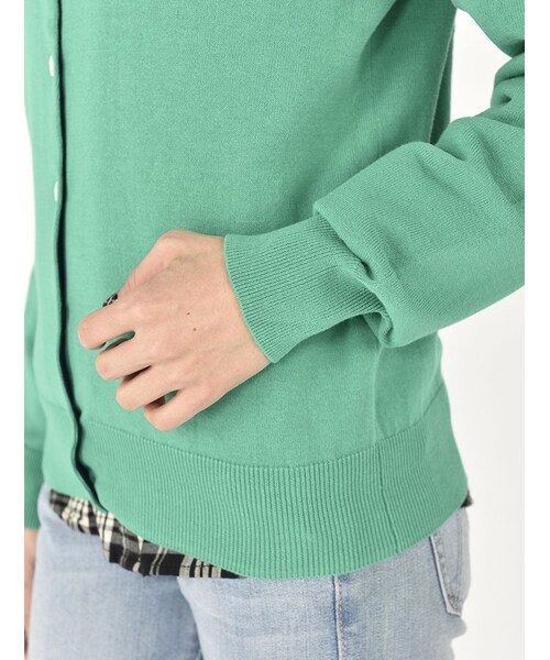 Rinajour（リナジュール）の「グログラン カーディガン（トップス・レディース・OFF/WHITE/ROYAL/YELLOW/GREEN・F）」の13枚目の写真
