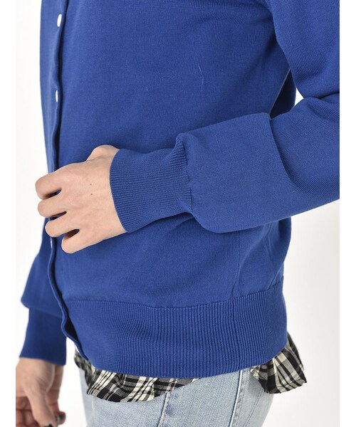 Rinajour（リナジュール）の「グログラン カーディガン（トップス・レディース・OFF/WHITE/ROYAL/YELLOW/GREEN・F）」の22枚目の写真