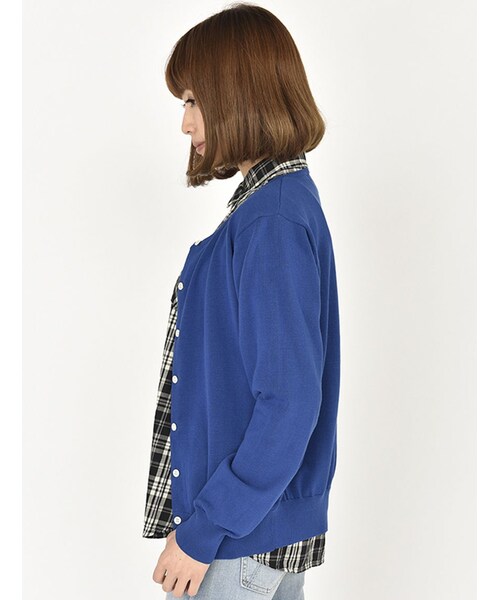 Rinajour（リナジュール）の「グログラン カーディガン（トップス・レディース・OFF/WHITE/ROYAL/YELLOW/GREEN・F）」の18枚目の写真