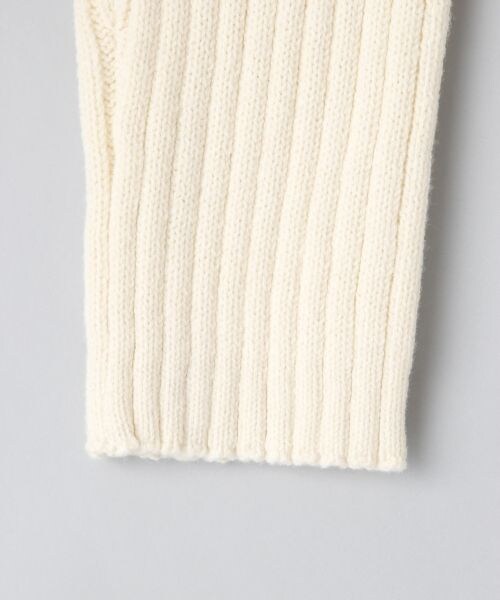 JEANASIS（ジーナシス）の「【先行予約】5Gリブロングワンピース（ワンピース/ドレス・レディース・アイボリー/ダークネイビー・FREE）」の6枚目の写真