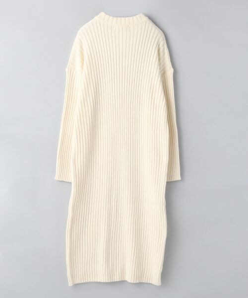 JEANASIS（ジーナシス）の「【先行予約】5Gリブロングワンピース（ワンピース/ドレス・レディース・アイボリー/ダークネイビー・FREE）」の3枚目の写真