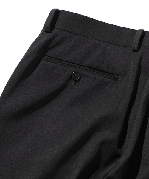 AURALEE(オーラリー)の「LIGHT WOOL MAX GABARDINE SLACKS/ライト ウール ギャバジン スラックス(パンツ・ブラック・3)」の7枚目の写真