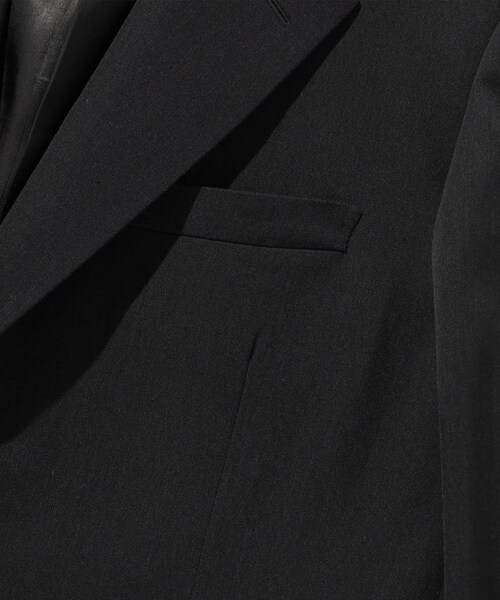 AURALEE(オーラリー)の「LIGHT WOOL MAX GABARDINE JACKET/ライト ウール ギャバジン ジャケット(ジャケット/アウター・ブラック・3)」の4枚目の写真