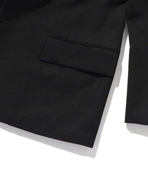 AURALEE(オーラリー)の「LIGHT WOOL MAX GABARDINE JACKET/ライト ウール ギャバジン ジャケット(ジャケット/アウター・ブラック・3)」の6枚目の写真