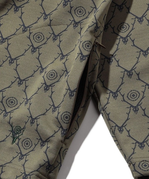 South2 West8（サウスツーウェストエイト）の「String V Neck Shirt - Poly Jq（ジャケット/アウター・グレー/ベージュ・M）」の4枚目の写真
