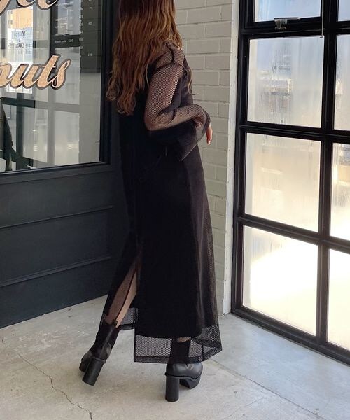 PAGEBOY（ページボーイ）の「メッシュSETワンピース（ワンピース/ドレス・レディース・オフホワイト05/ブラック09/チャコール18・F）」の20枚目の写真