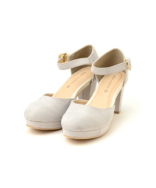 MAJESTIC LEGON（マジェスティックレゴン）の「【予約】サイドオープンパンプス（シューズ・レディース・L/グレー/アイボリー/ブラック・S/M/L/XL）」の7枚目の写真