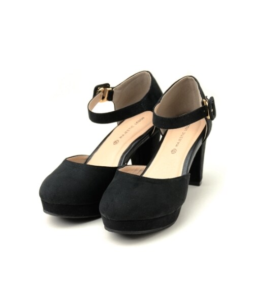 MAJESTIC LEGON（マジェスティックレゴン）の「【予約】サイドオープンパンプス（シューズ・レディース・L/グレー/アイボリー/ブラック・S/M/L/XL）」の9枚目の写真