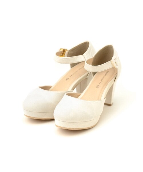 MAJESTIC LEGON（マジェスティックレゴン）の「【予約】サイドオープンパンプス（シューズ・レディース・L/グレー/アイボリー/ブラック・S/M/L/XL）」の8枚目の写真